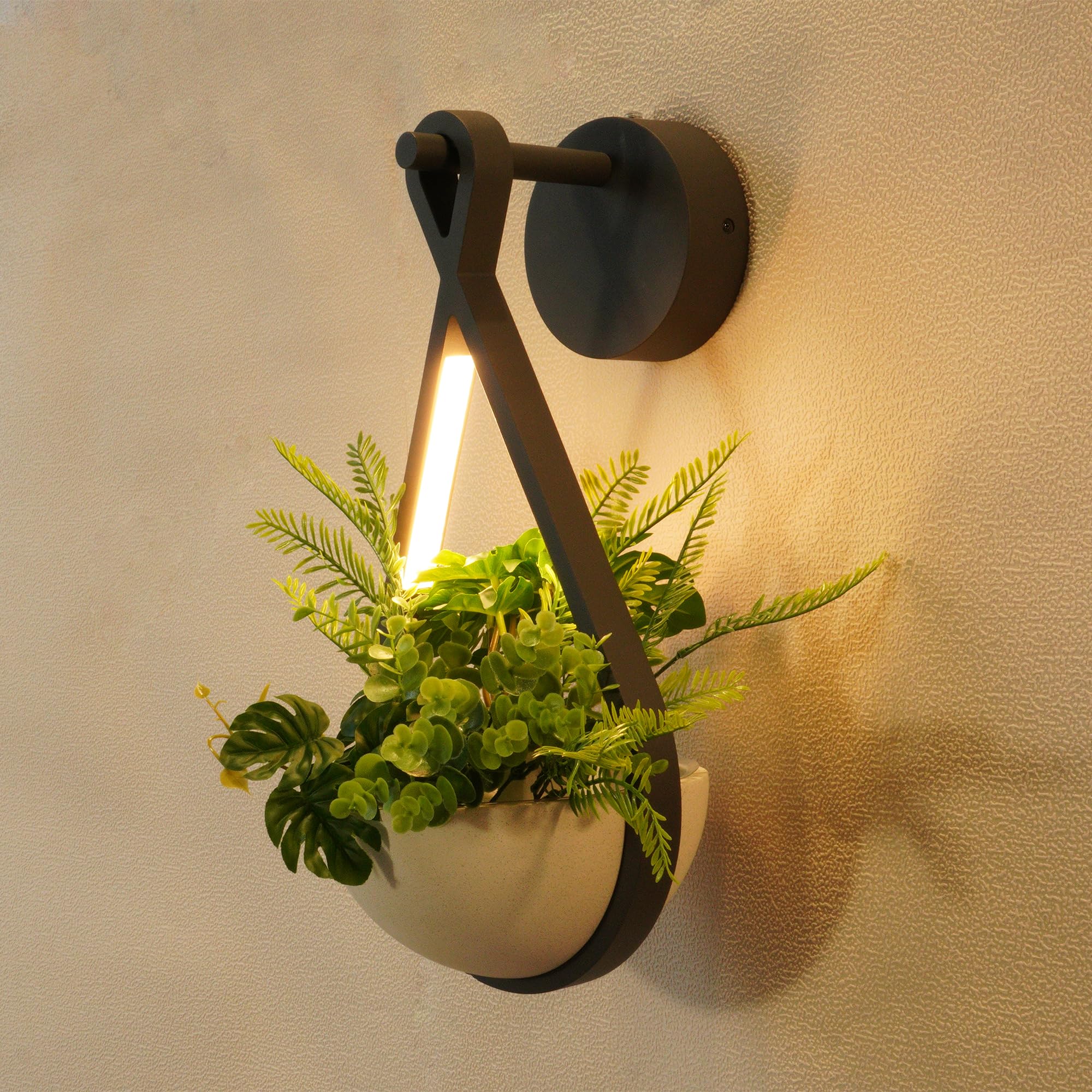 Outdoor Wall Sconce with Planter