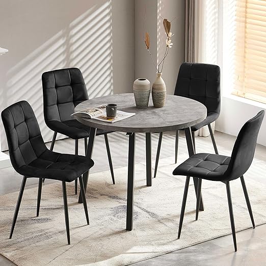 5-Piece Dining Set with 4 Chairs