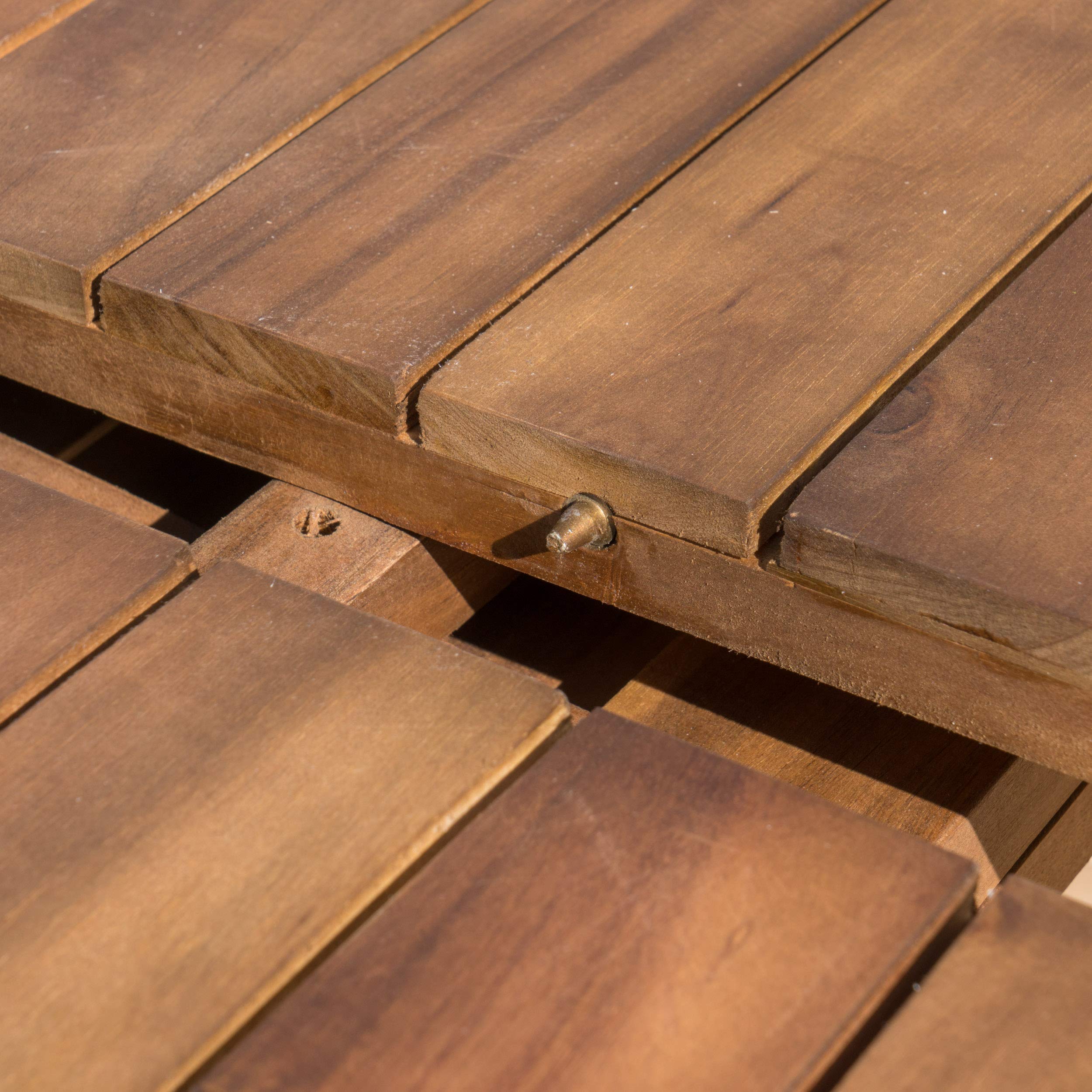 Outdoor Expandable Acacia Wood Dining Table