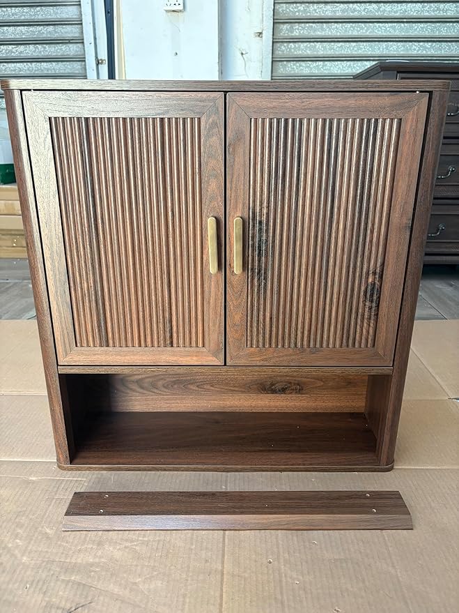 Bathroom Wall Storage Cabinet with Adjustable Shelves
