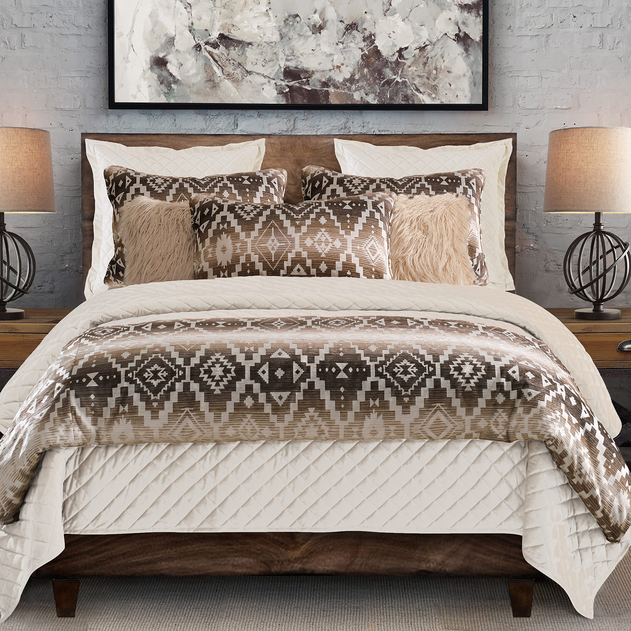 Chalet Aztec Decorative Pillow 34x21 Inch
