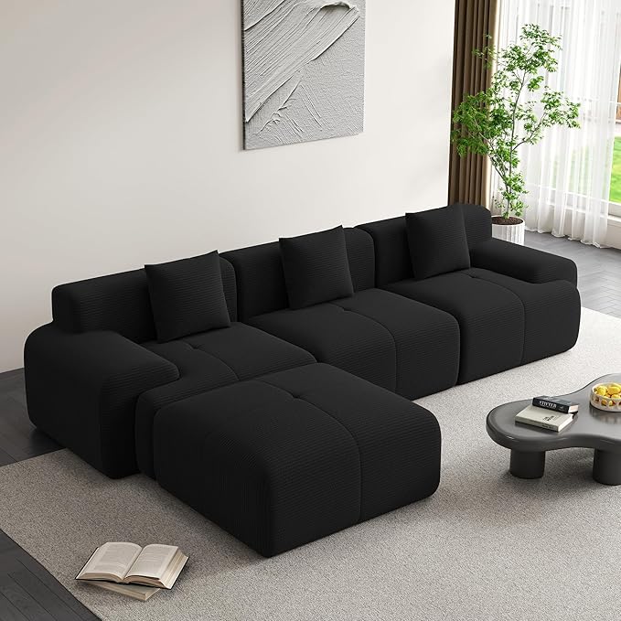 Cloud Modular Sectional Couch 120 Inch L-Shape