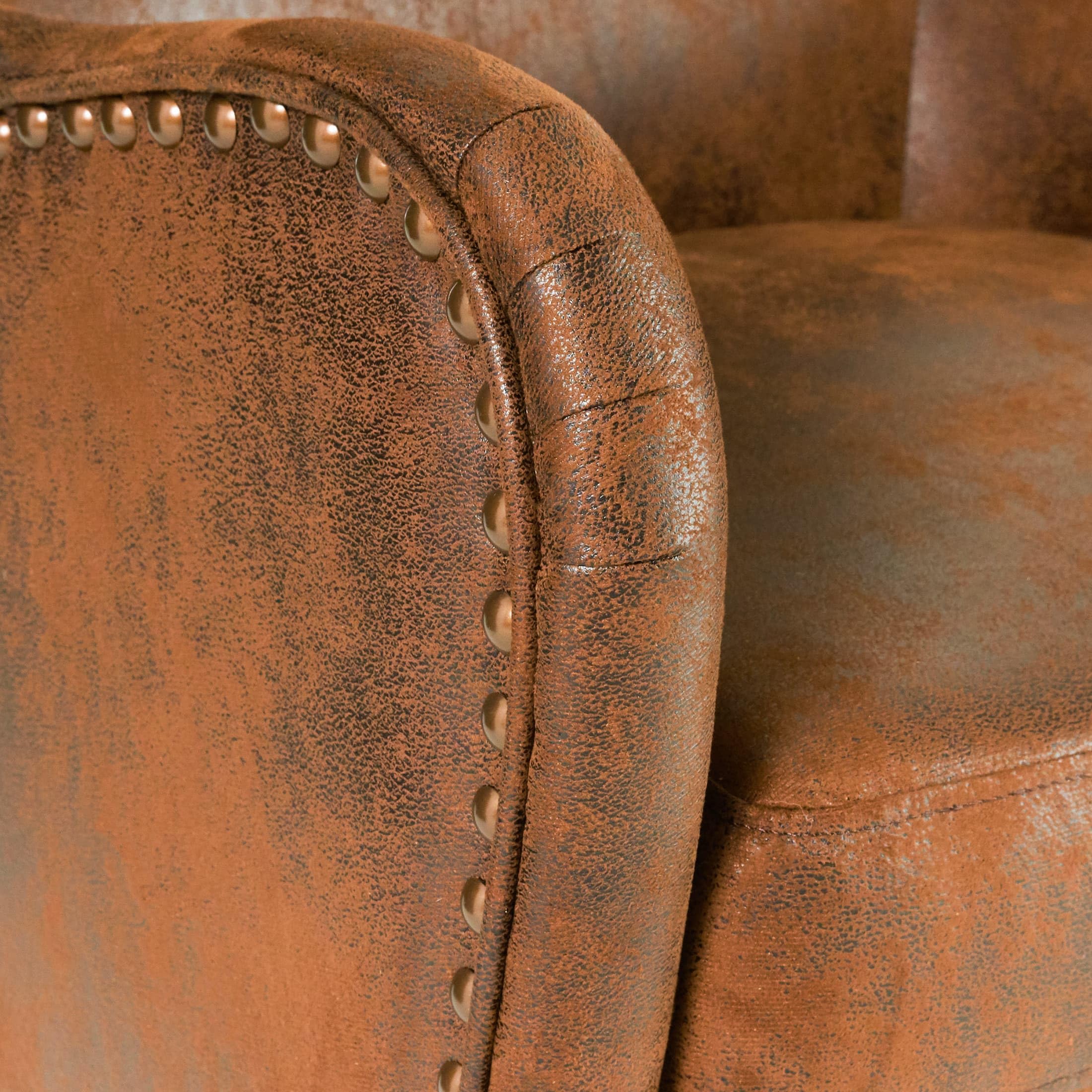 Mid-Century Modern Wingback Accent Chairs Set of 2