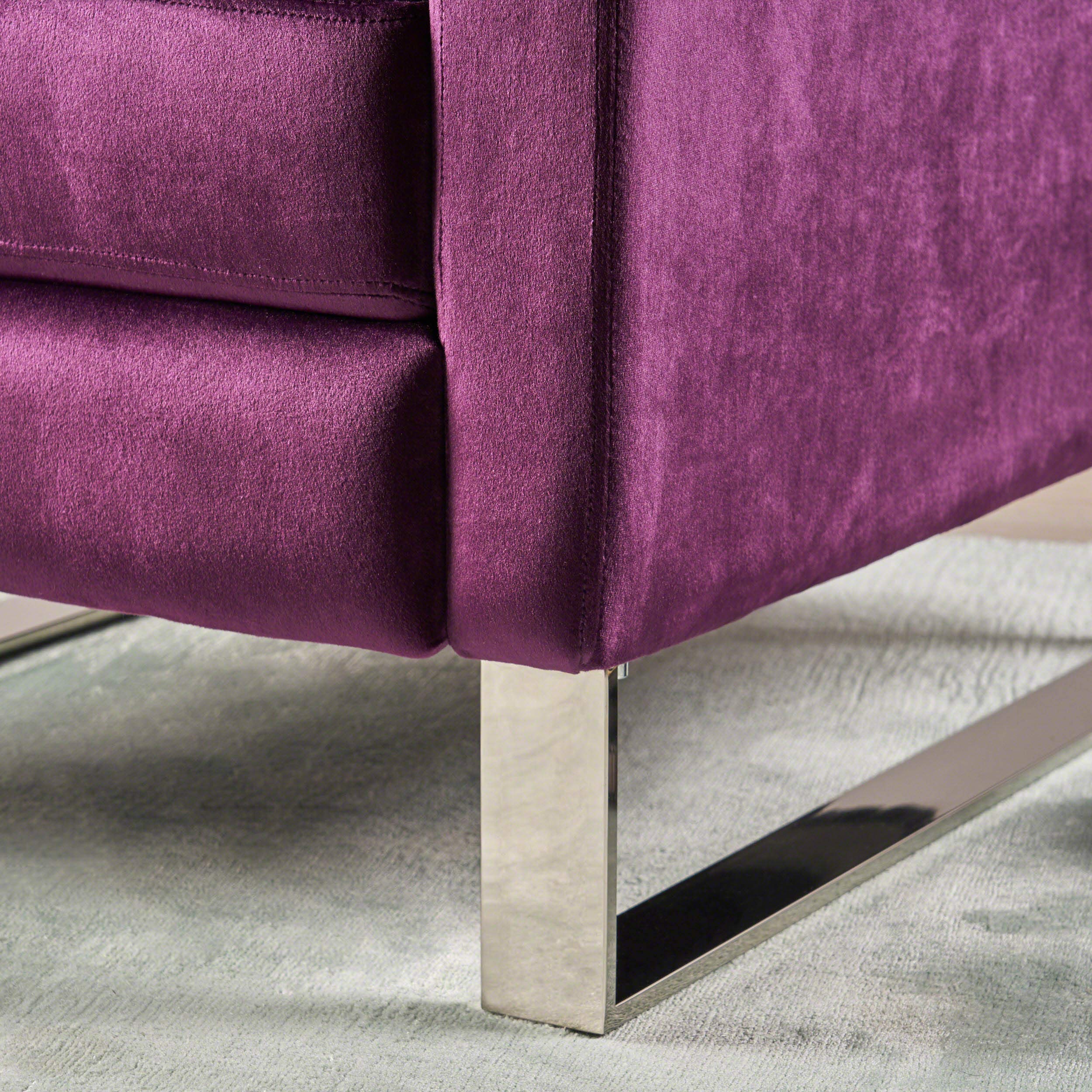 Modern Glam Push-Back Recliner