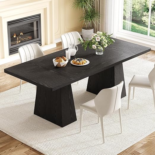 Dining Table for 6 People with Heavy Duty Legs