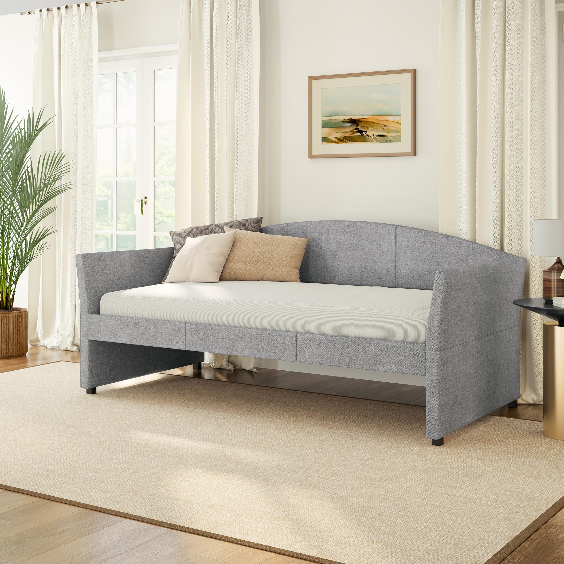 Westchester Daybed Twin Smoke Gray Fabric