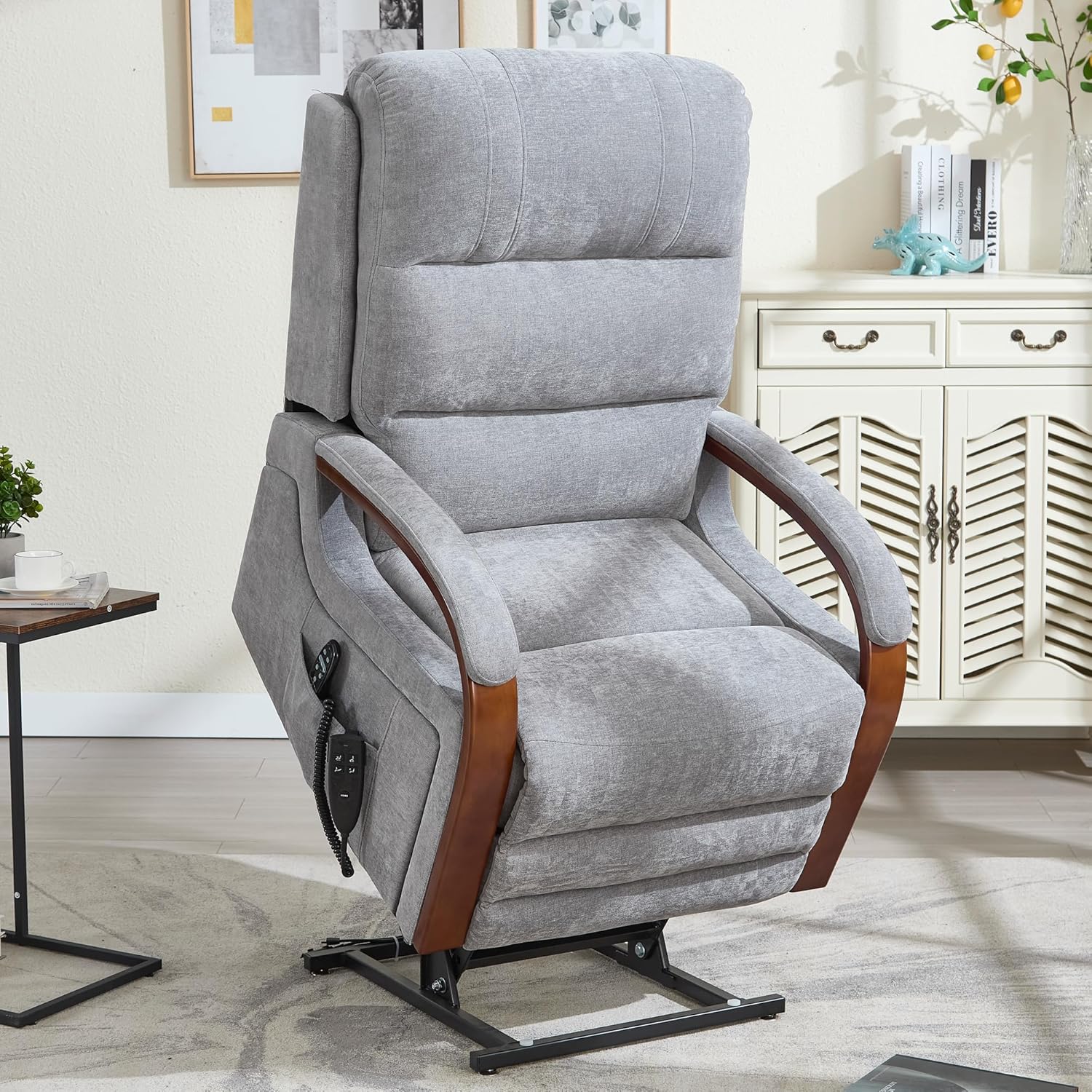 Dual Motor Power Lift Recliner Chair with Massage and Heat