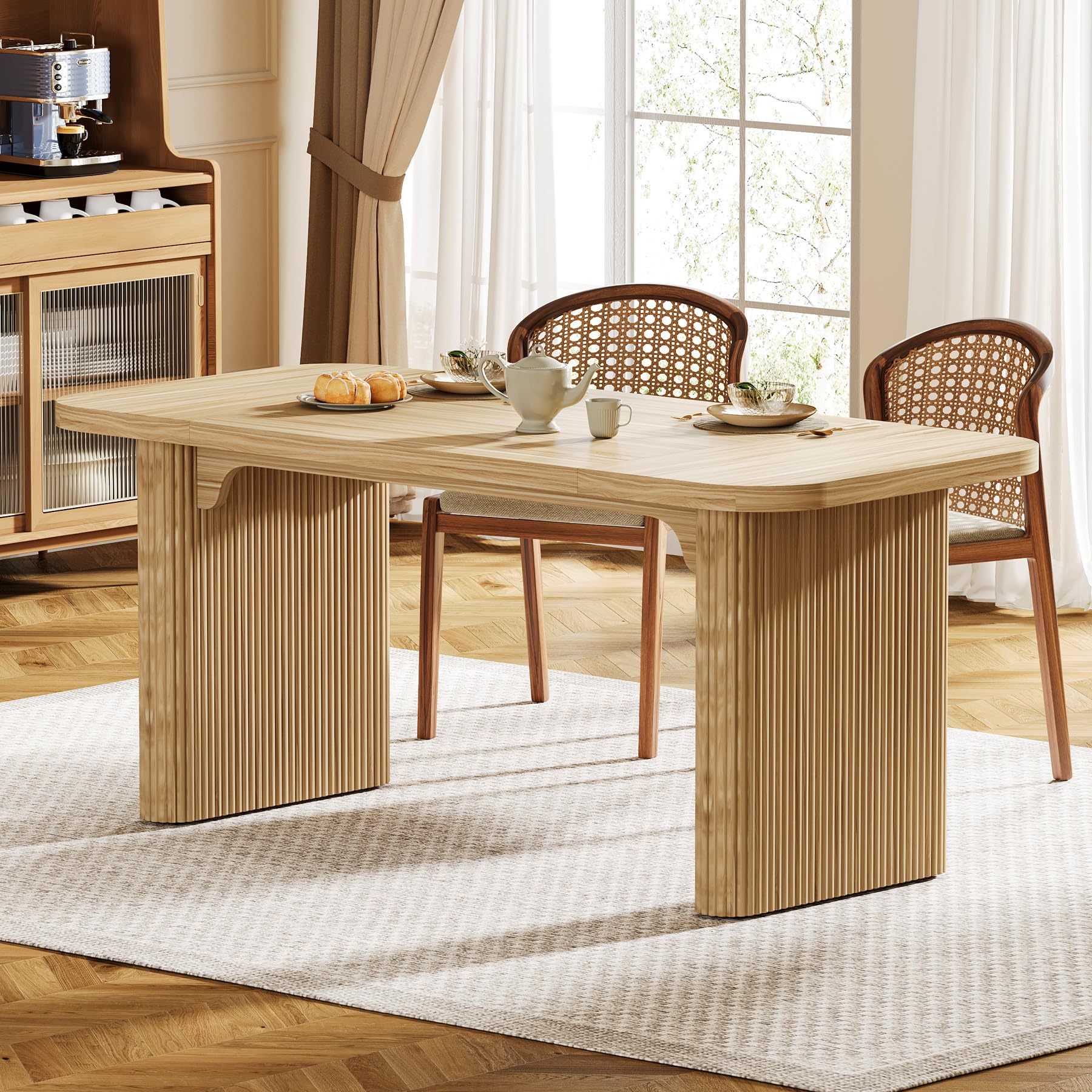 Modern Dining Table for 6 People