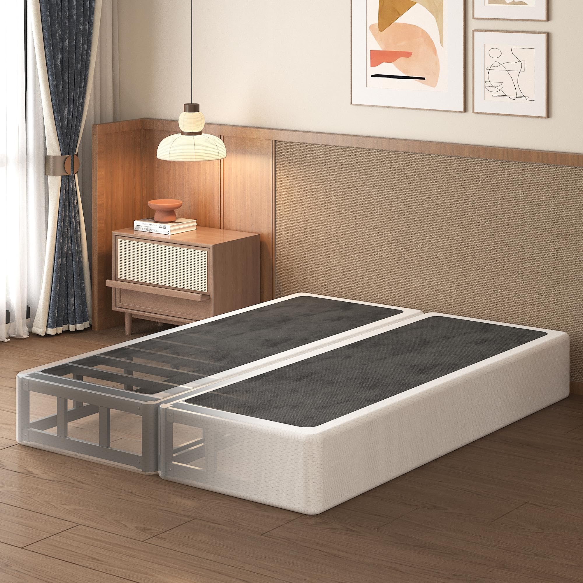 Split Queen Box Spring 9 Inch Heavy Duty Metal
