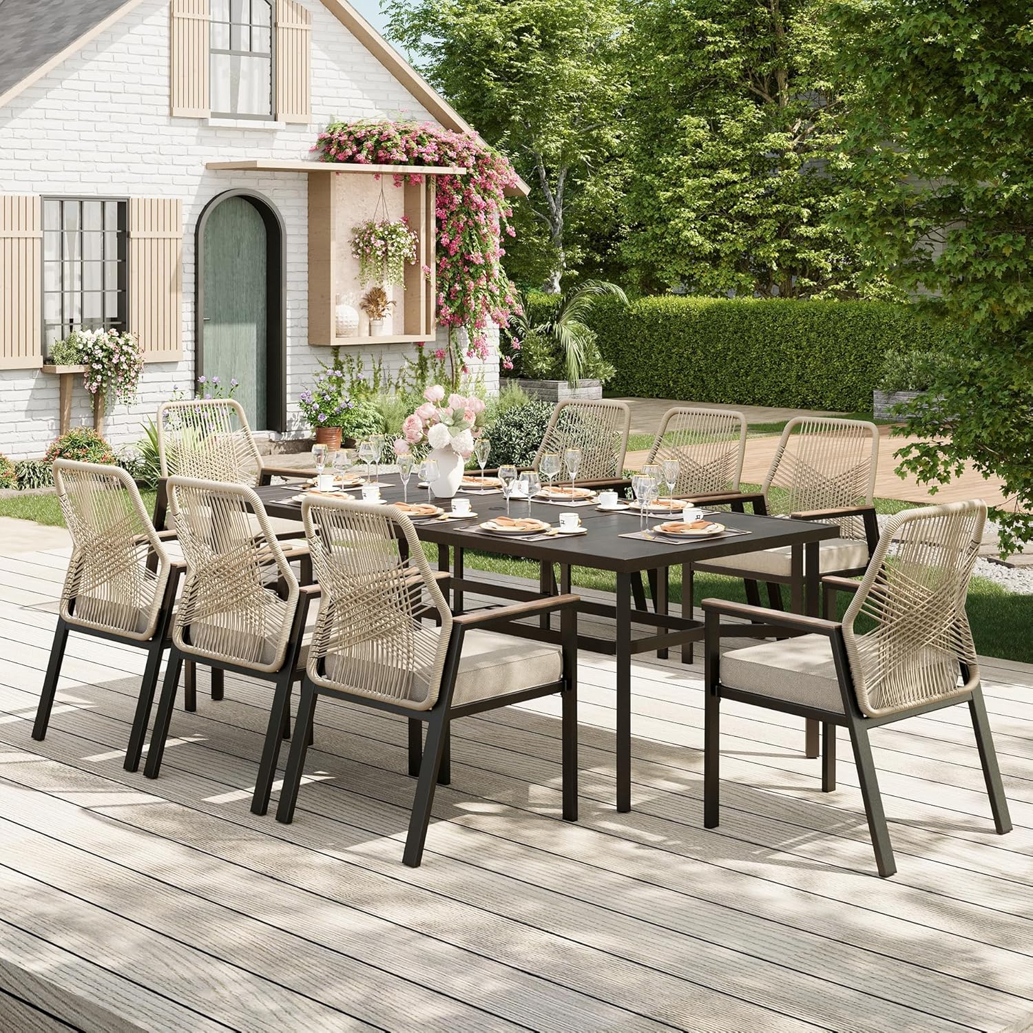 7-Piece Outdoor Dining Set for 6