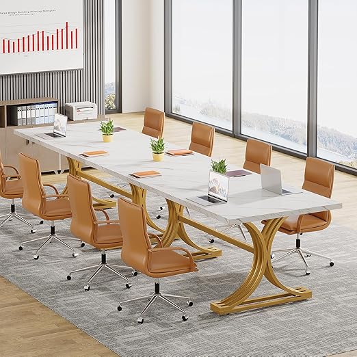10.5FT Conference Table for 8-10 People