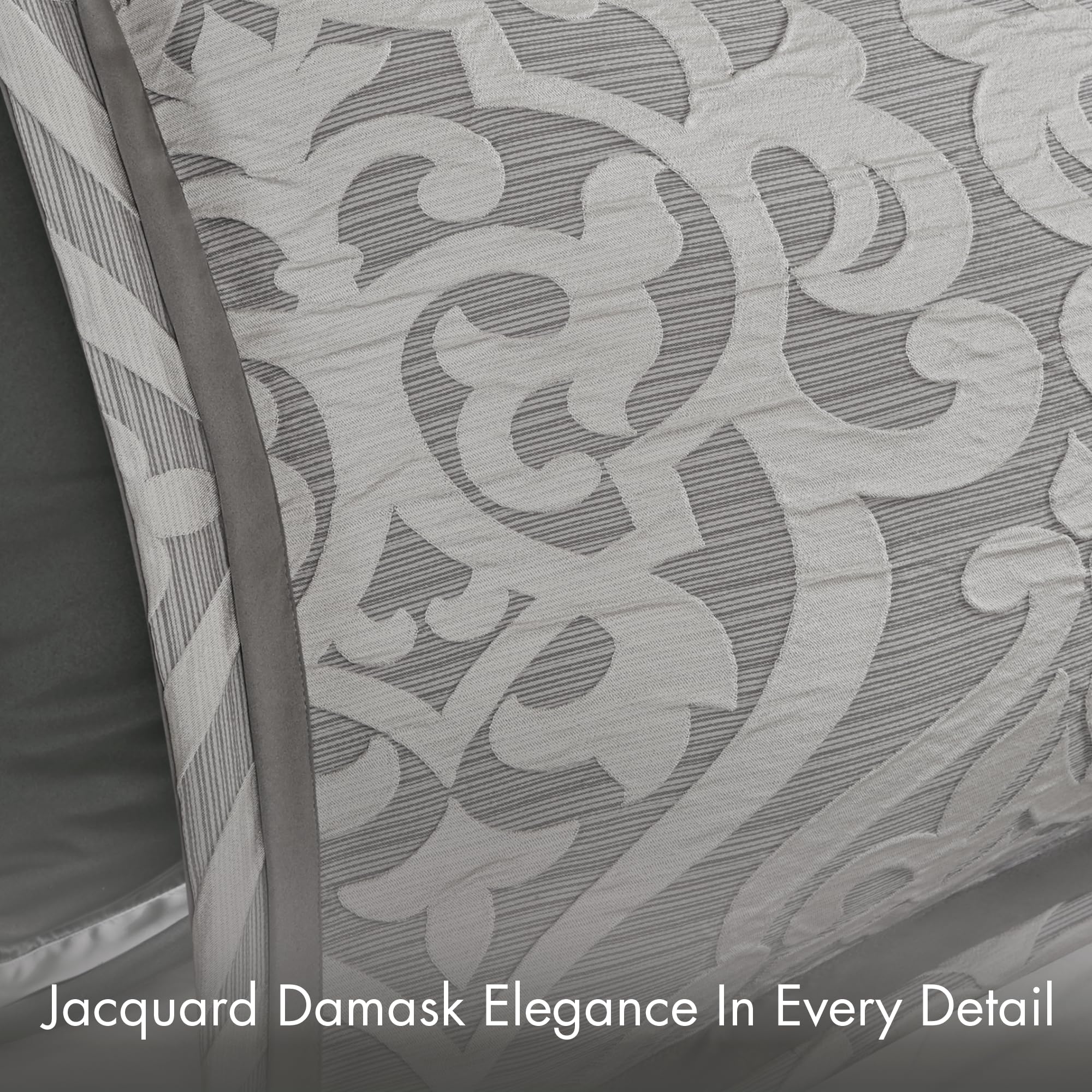 Jacquard Comforter Set Queen 8 Piece
