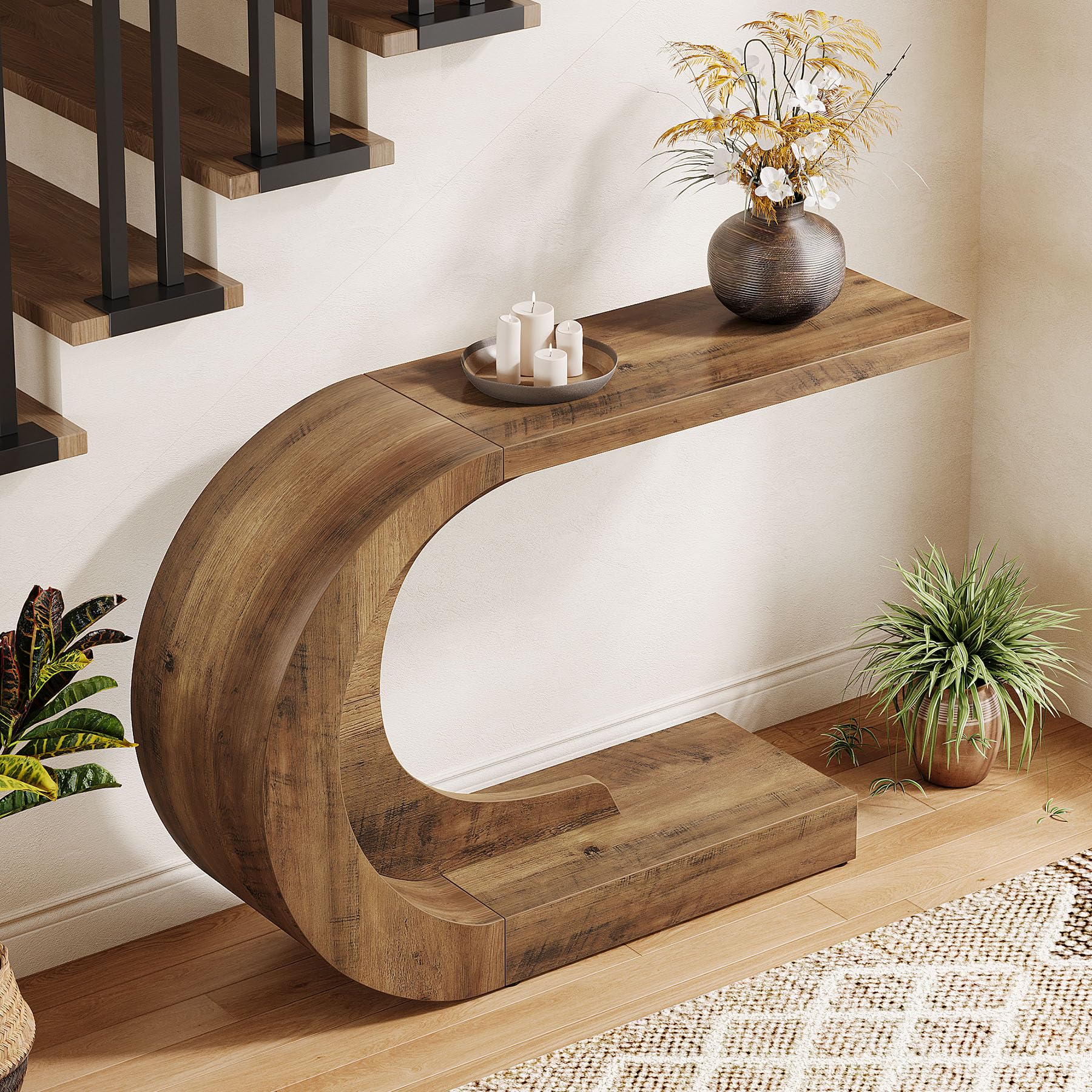 43.3" Mid-Century Modern Console Table