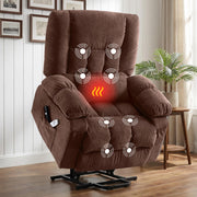 Power Lift Recliner Chair with Massage and Heat