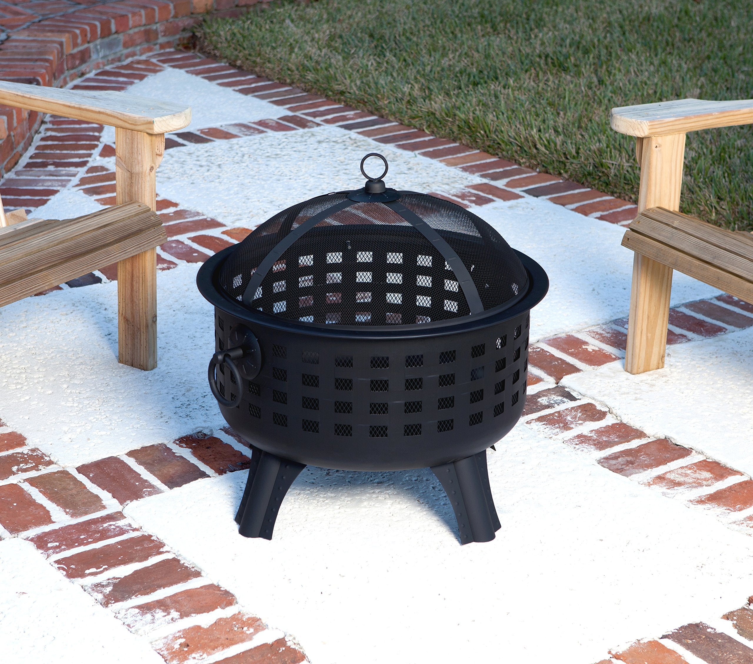 27-Inch Round Steel Fire Pit