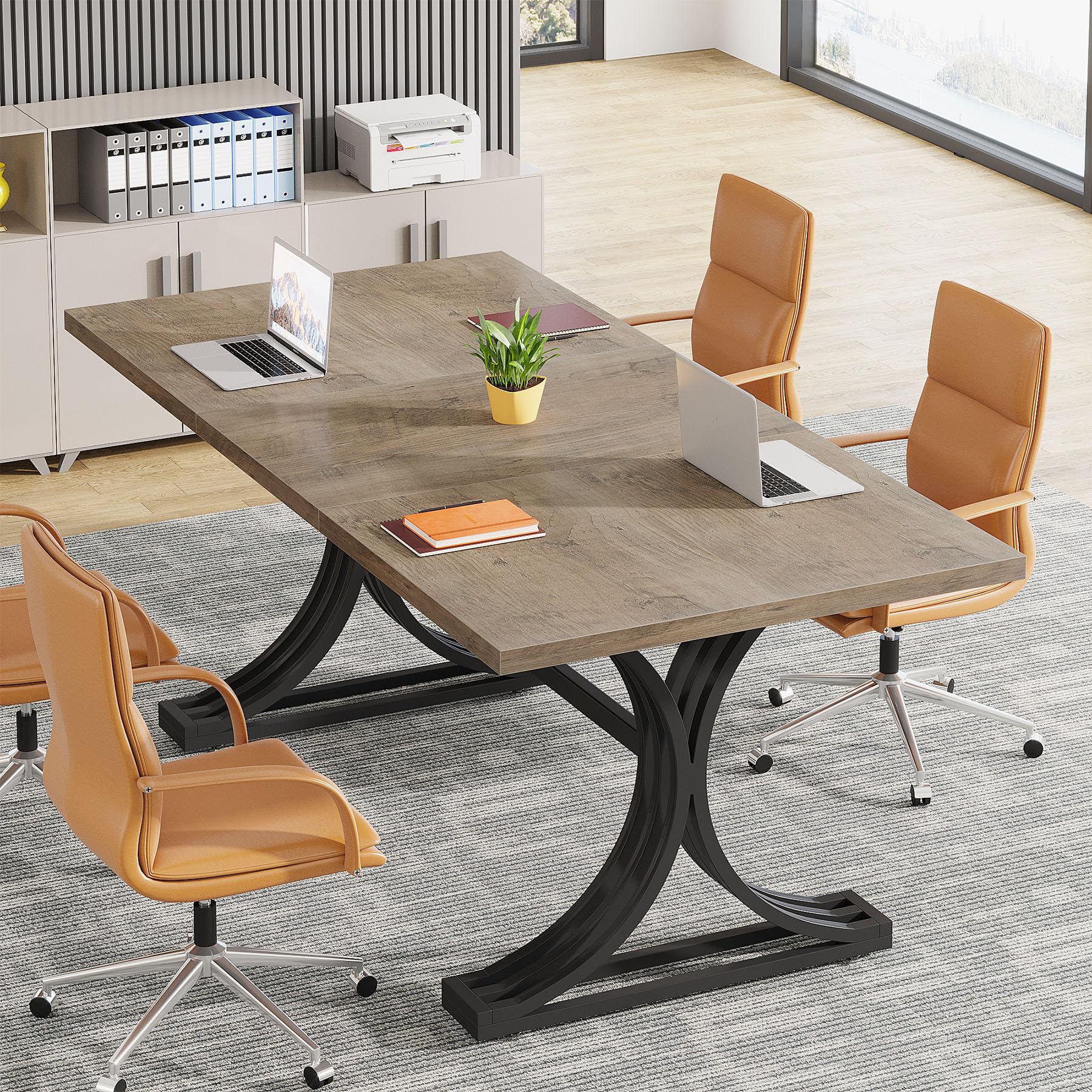 10.5FT Conference Table for 8-10 People