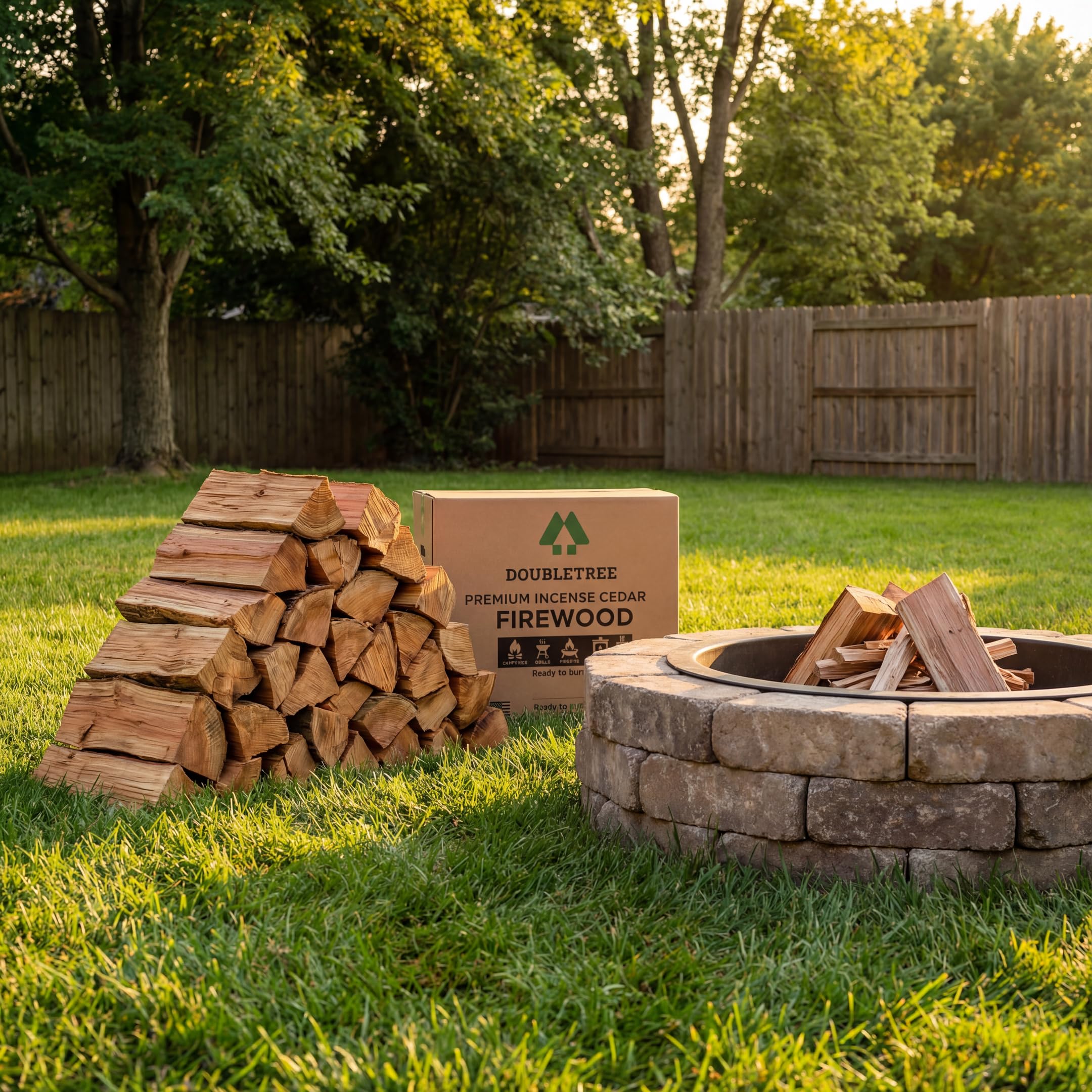 Kiln Dried Incense Cedar Firewood 16 Inch Logs