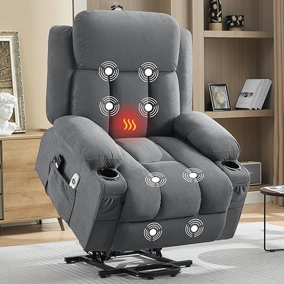 Power Lift Recliner with Heat and Massage