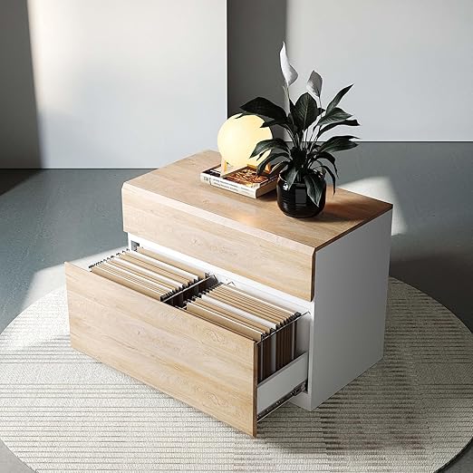 2-Drawer Lateral File Cabinet with Anti-Tilt Mechanism