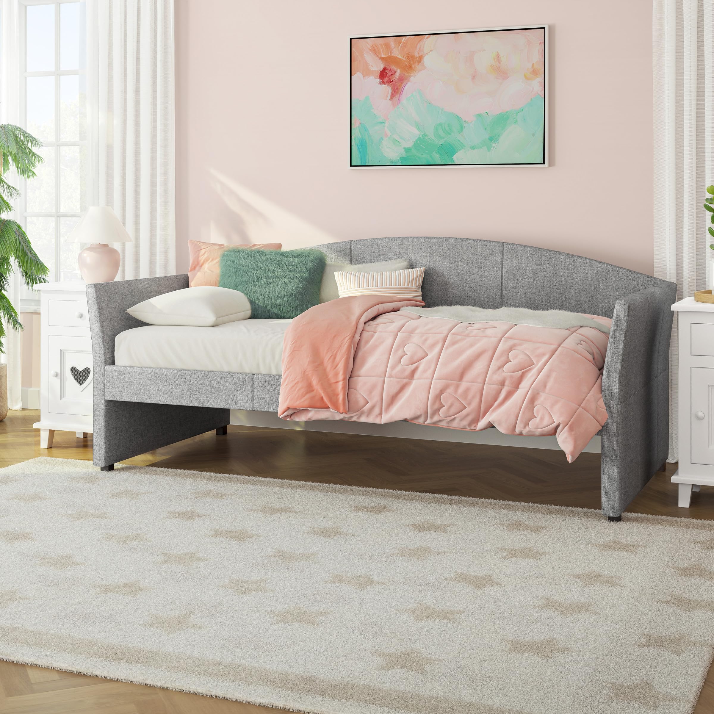 Westchester Daybed Twin Smoke Gray Fabric