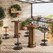 Round Bar Table with 2 Barstools