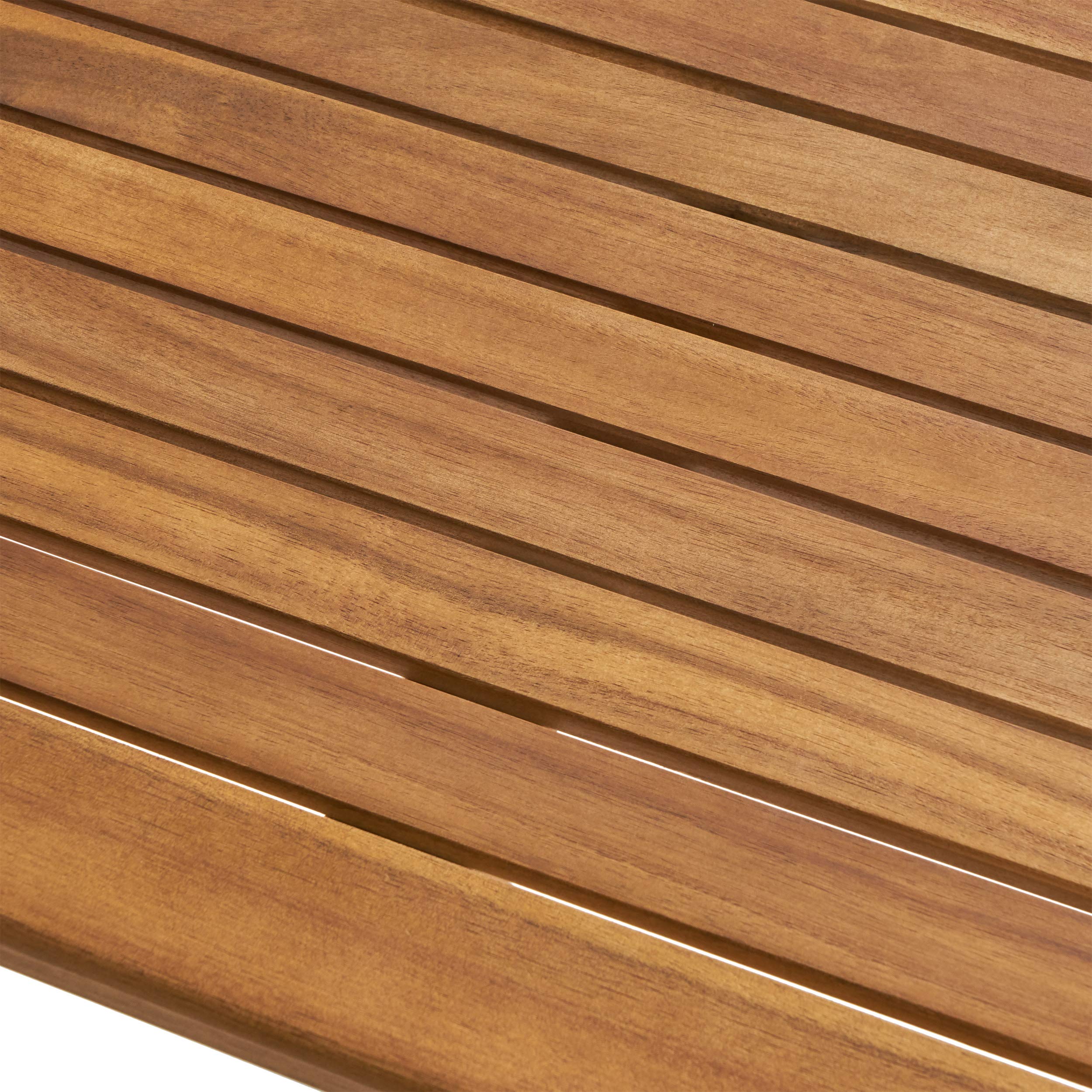 Outdoor Acacia Wood Bar Table Teak Finish