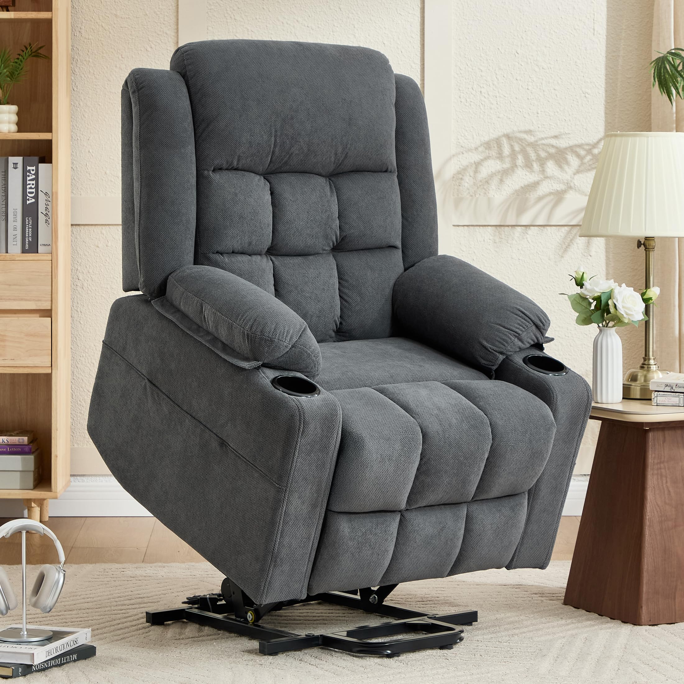 Electric Power Lift Recliner Chair with Massage and Heat