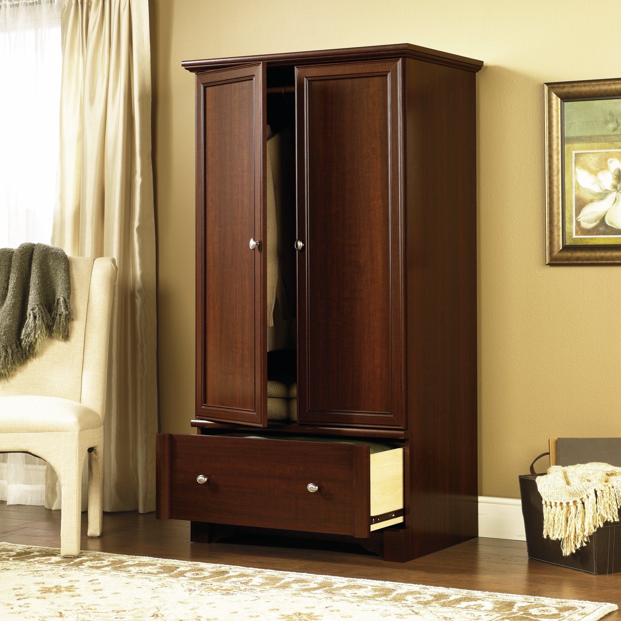 Palladia Armoire Select Cherry Finish