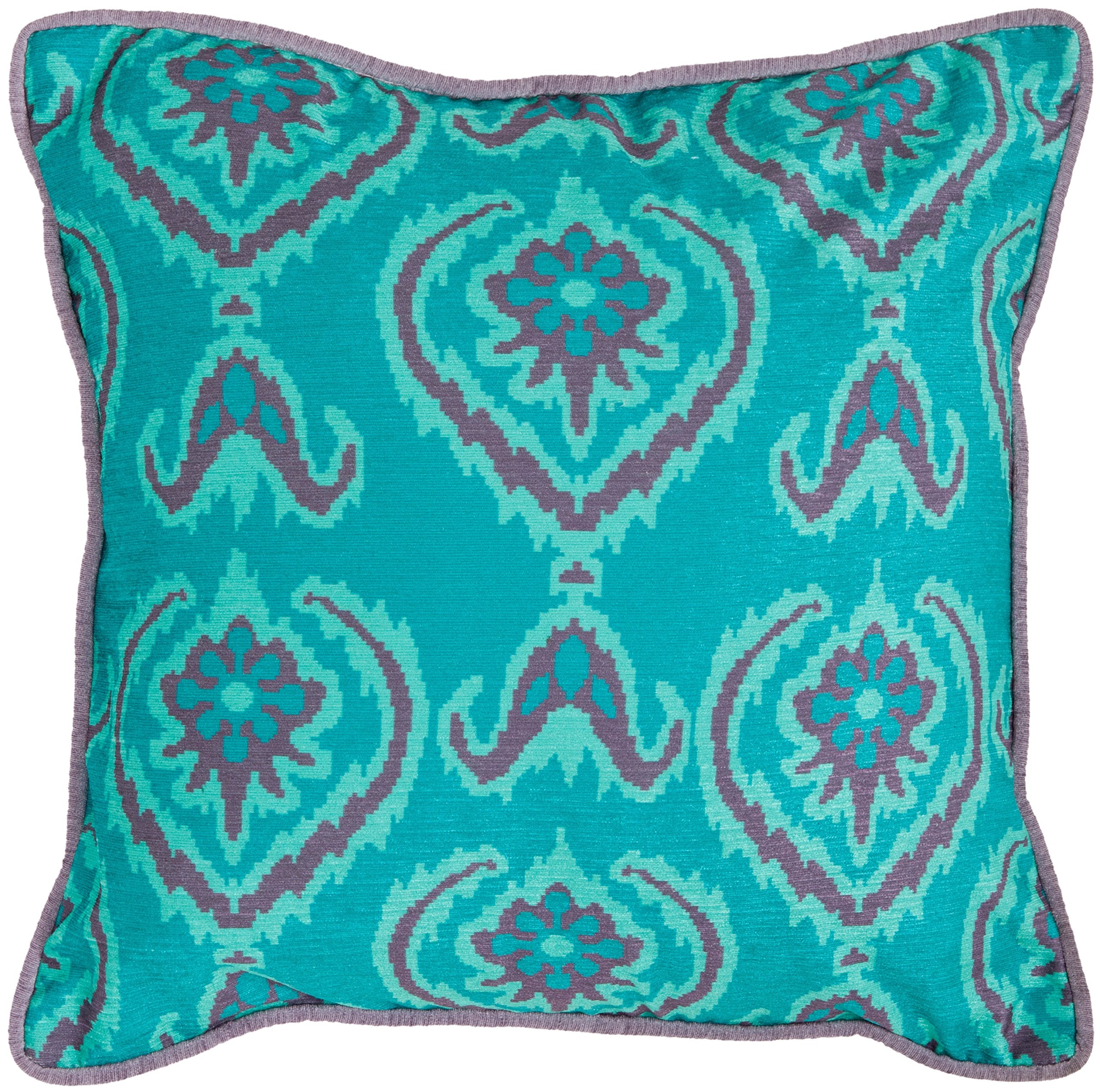 Alpine Blue Throw Pillows Set of 2, 22x22 Inch