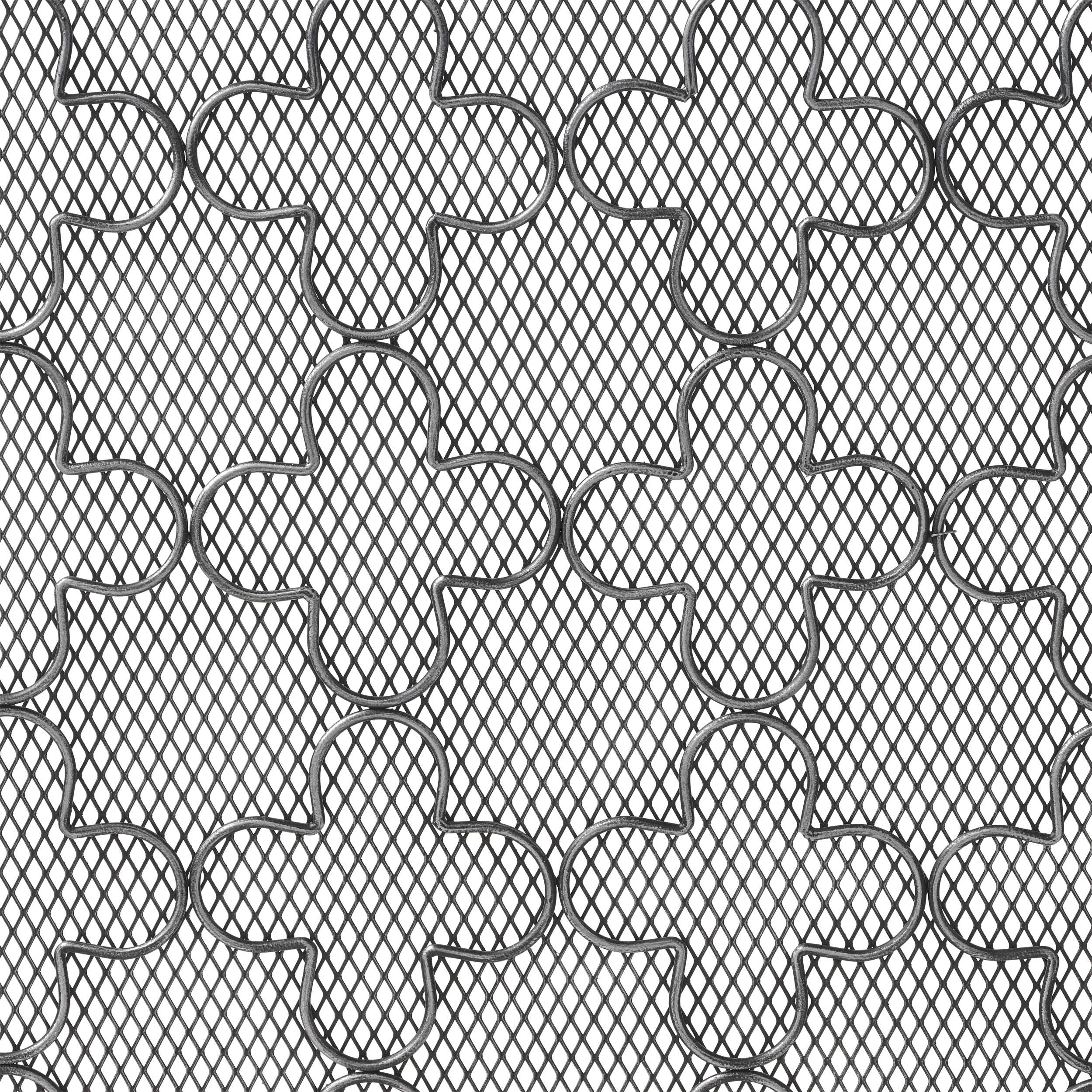 Single Panel Iron Fireplace Screen