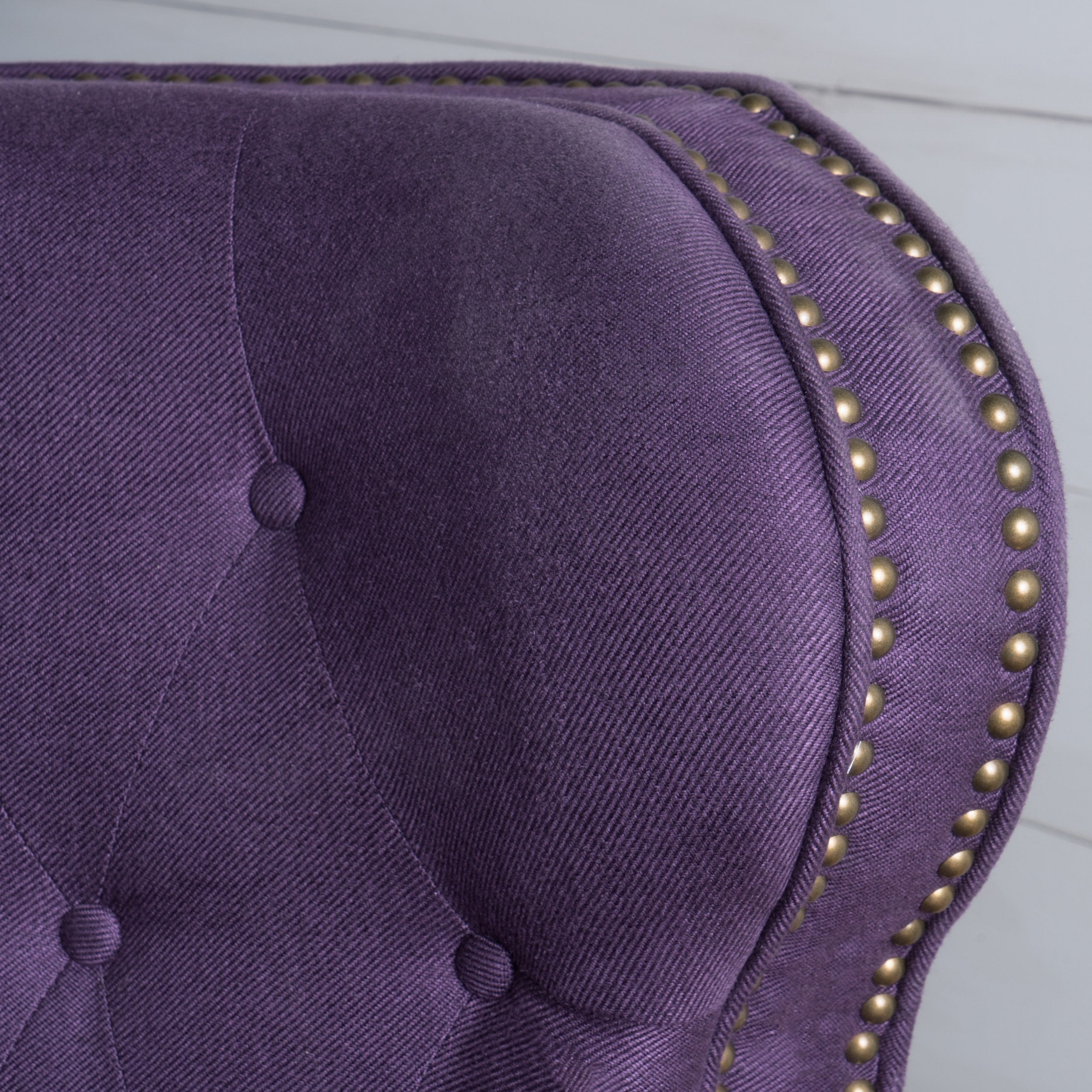 Button Tufted Wingback Recliner Chair