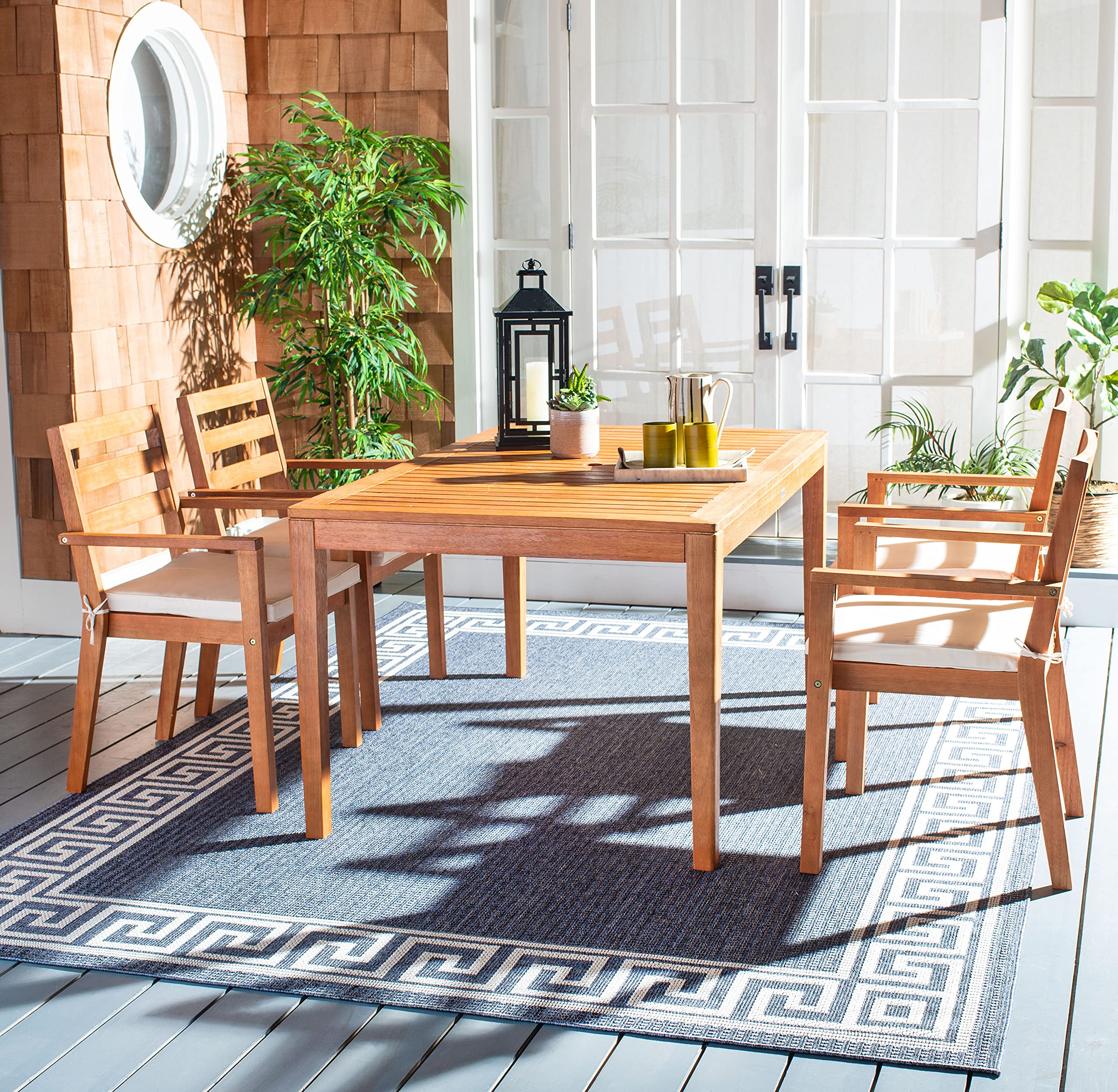 Outdoor Eucalyptus Dining Set