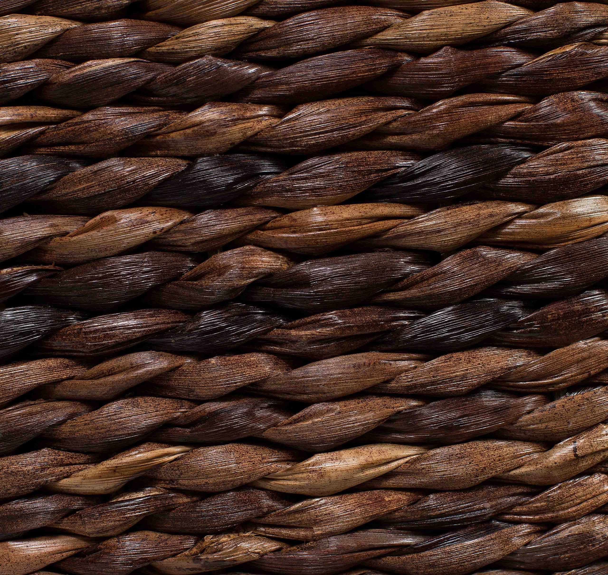 Hand-Woven Seagrass Accent Stool - 21 Inch
