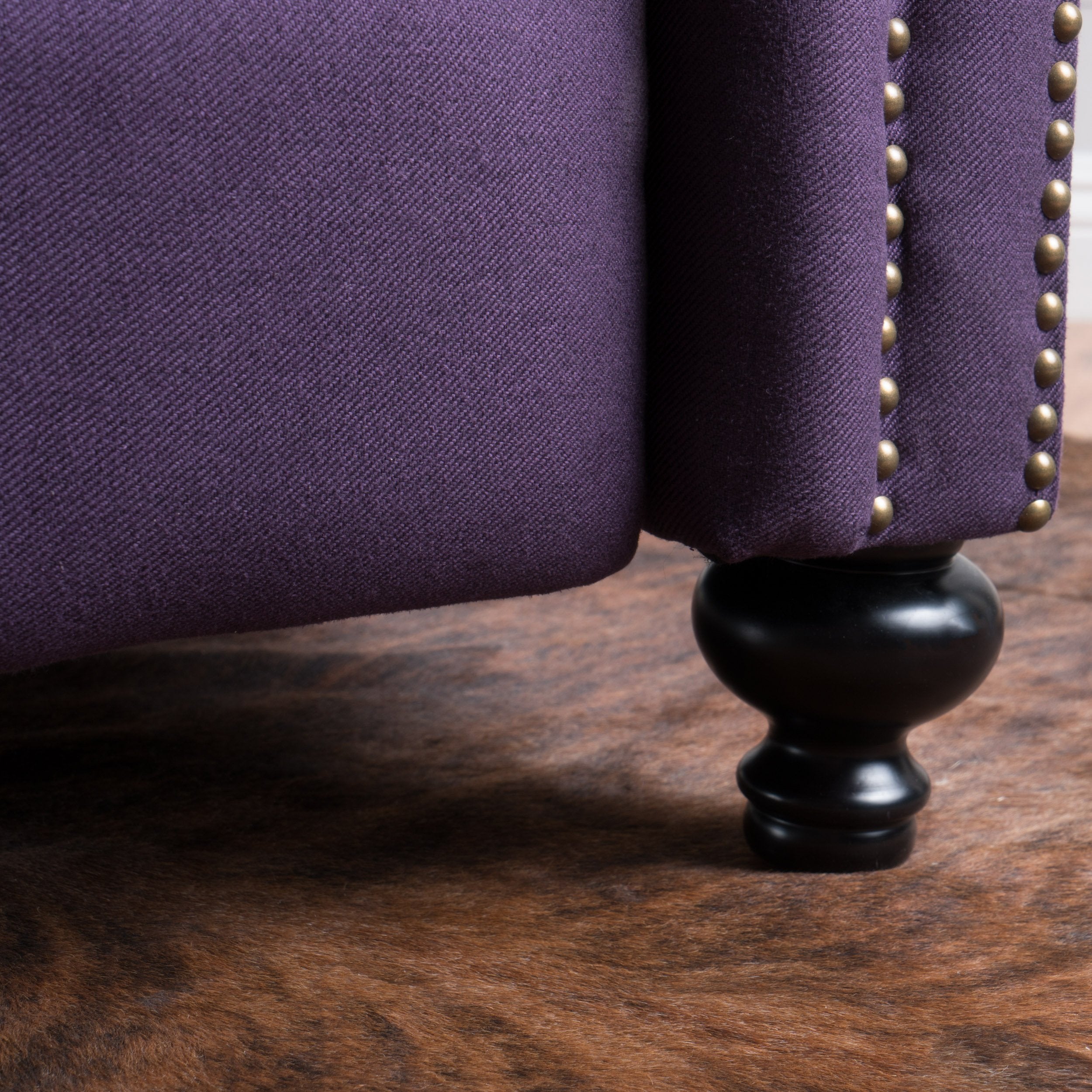 Button Tufted Wingback Recliner Chair