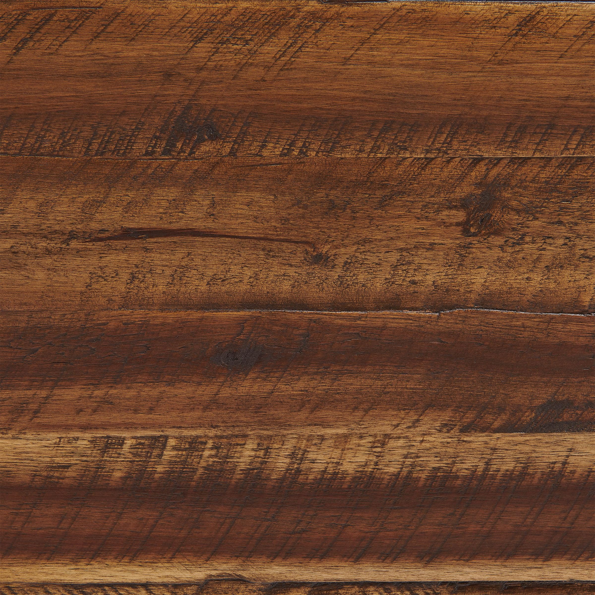 60 Inch Solid Wood Entryway Bench with Metal Accent Bar