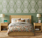 Fluted 6 Drawer Dresser and Nightstands Set