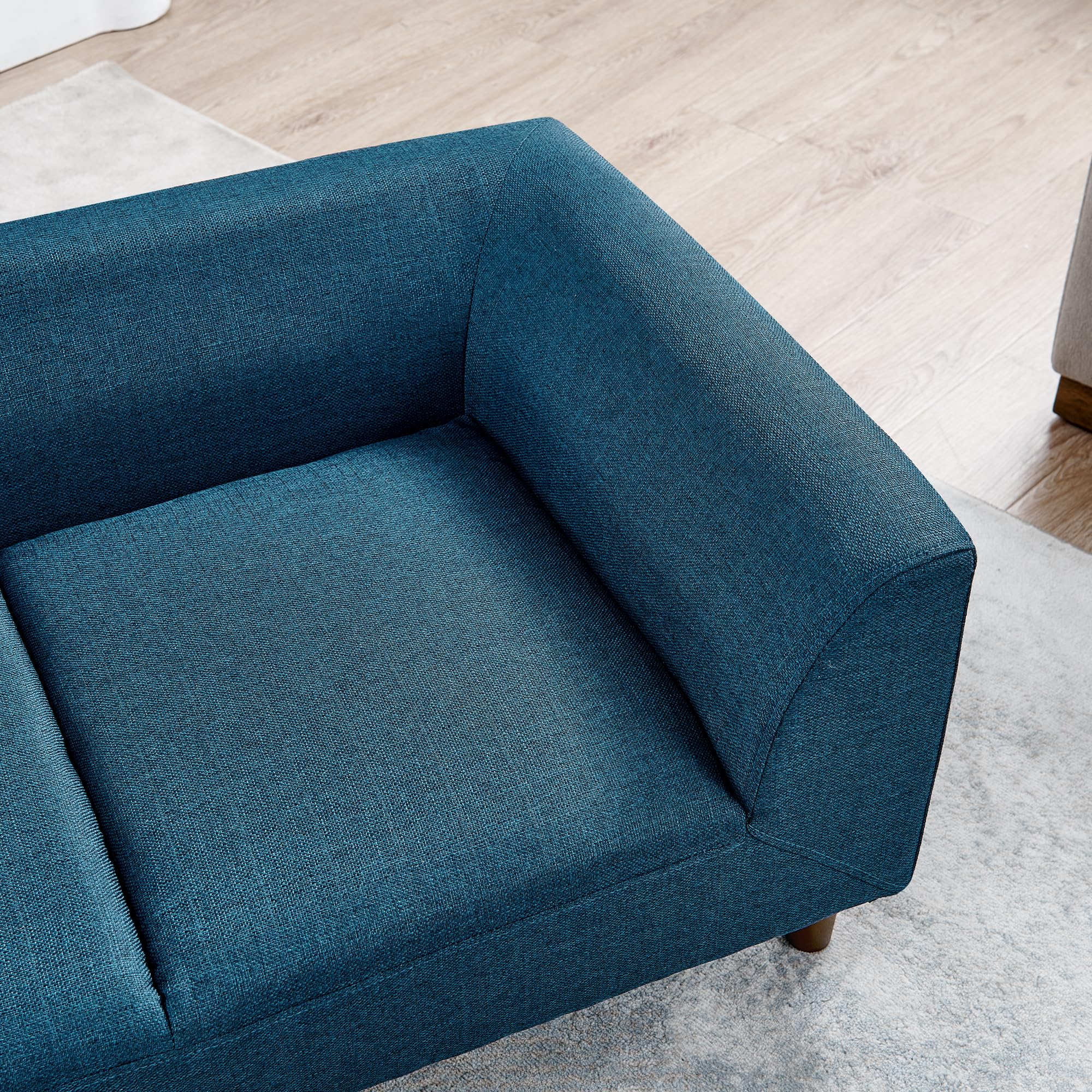 Elevated Dog Sofa with Backrest and Armrests