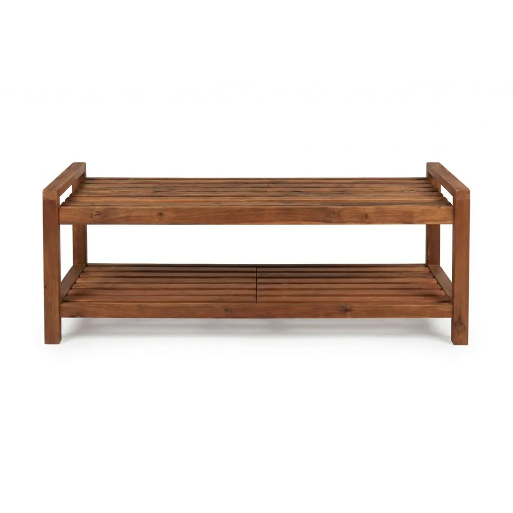 Acacia Wood Outdoor Bench Teak