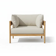 Outdoor Sectional Sofa Set 5-Seat Beige