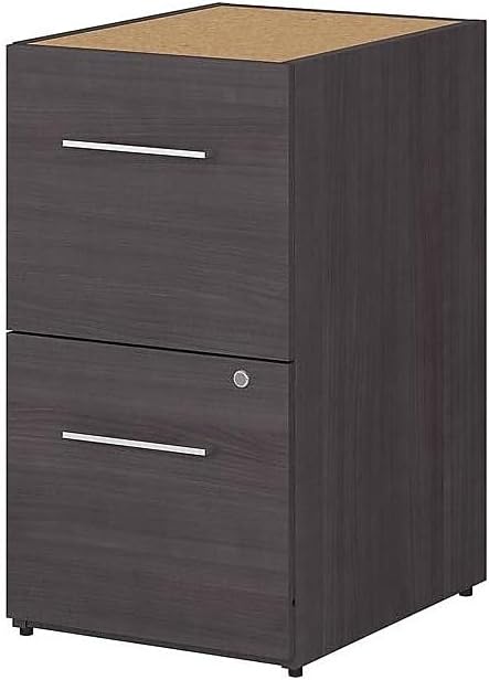 2 Drawer File Cabinet - Modern Hickory
